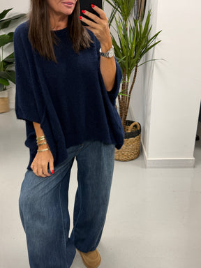 Zeta Otto Slouch Knit - Navy