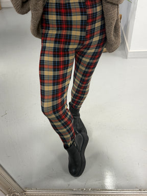 Soft Touch Leggings - Plaid/Tartan
