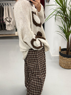 Heart Warmer Soft Knit - Cream