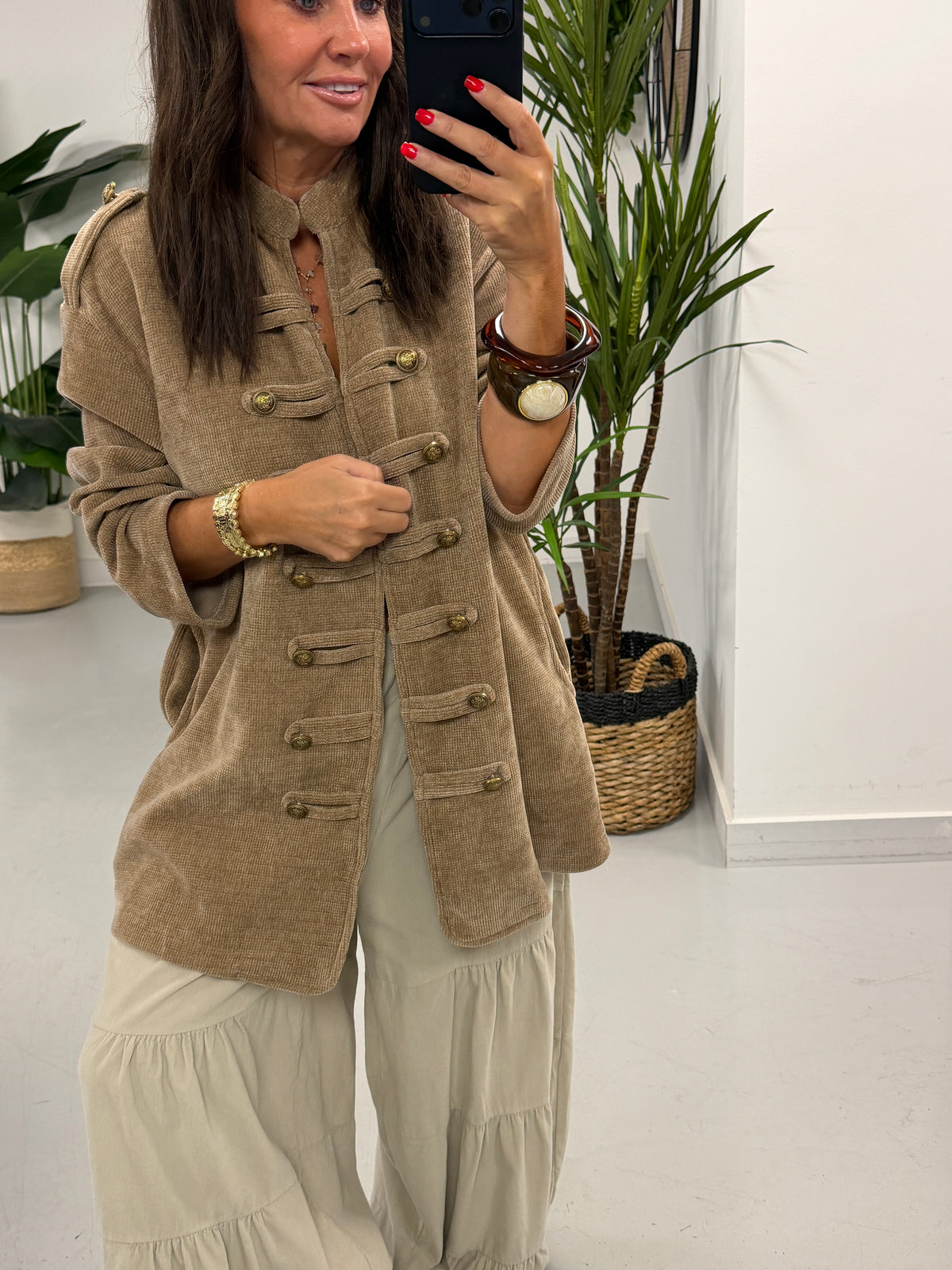 The Big Softie Military Jacket - Soft Camel