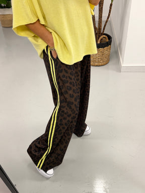 Animal Stripe Jogger - Yellow Stripe