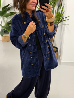 The Big Softie Military Jacket - Navy