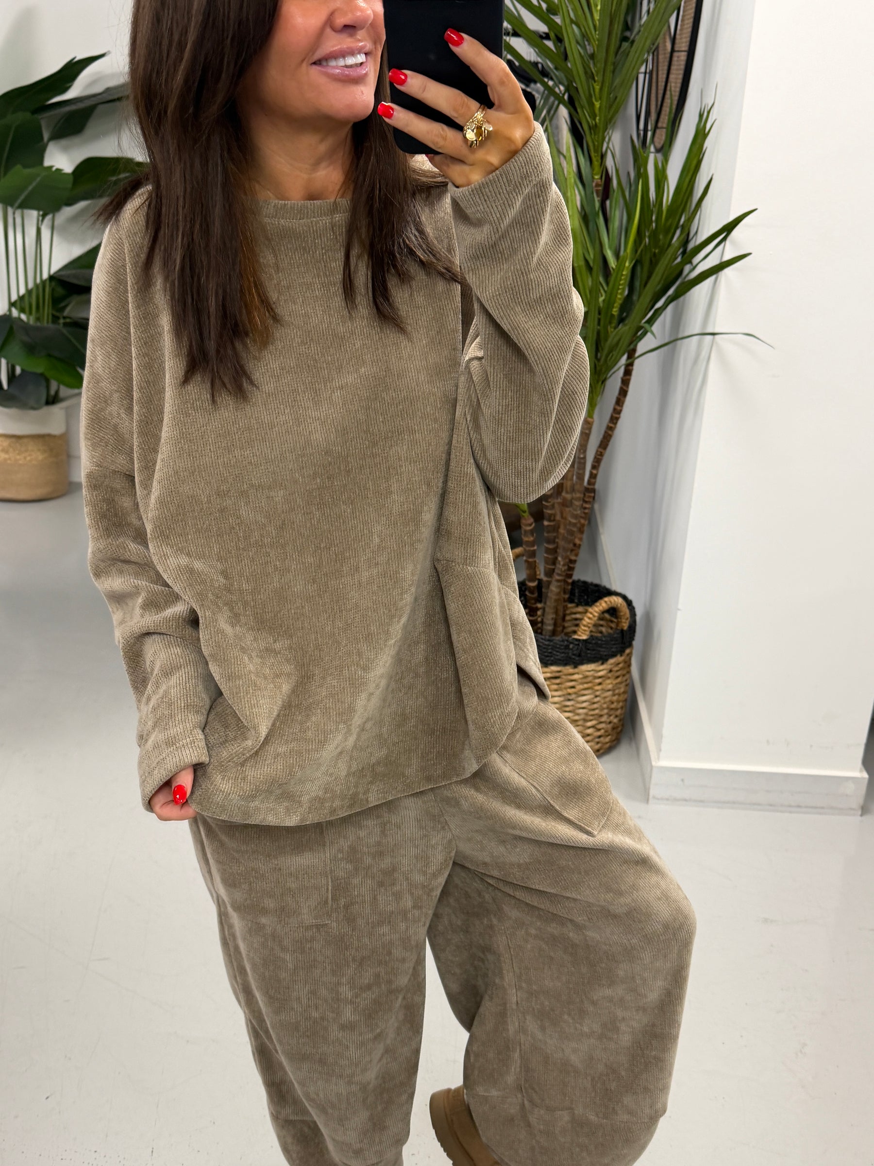 The Big Softie Lounge Set - Soft Camel