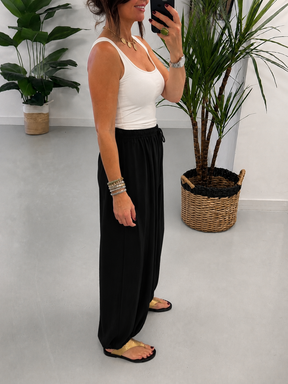The Summer Balloon Trousers - Black