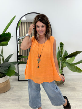 Slouch Vest - Orange