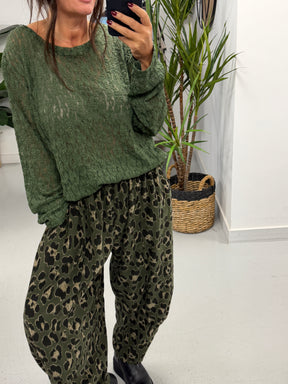 The Lace Mesh - Khaki (Size 12-18)