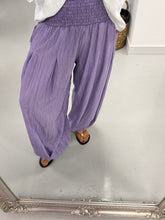 The Shirred TicToc Crinkle Balloon Trouser - Heather