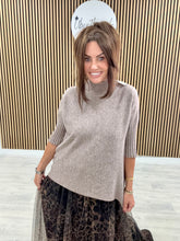 Crop Sleeve Knit - Mocha