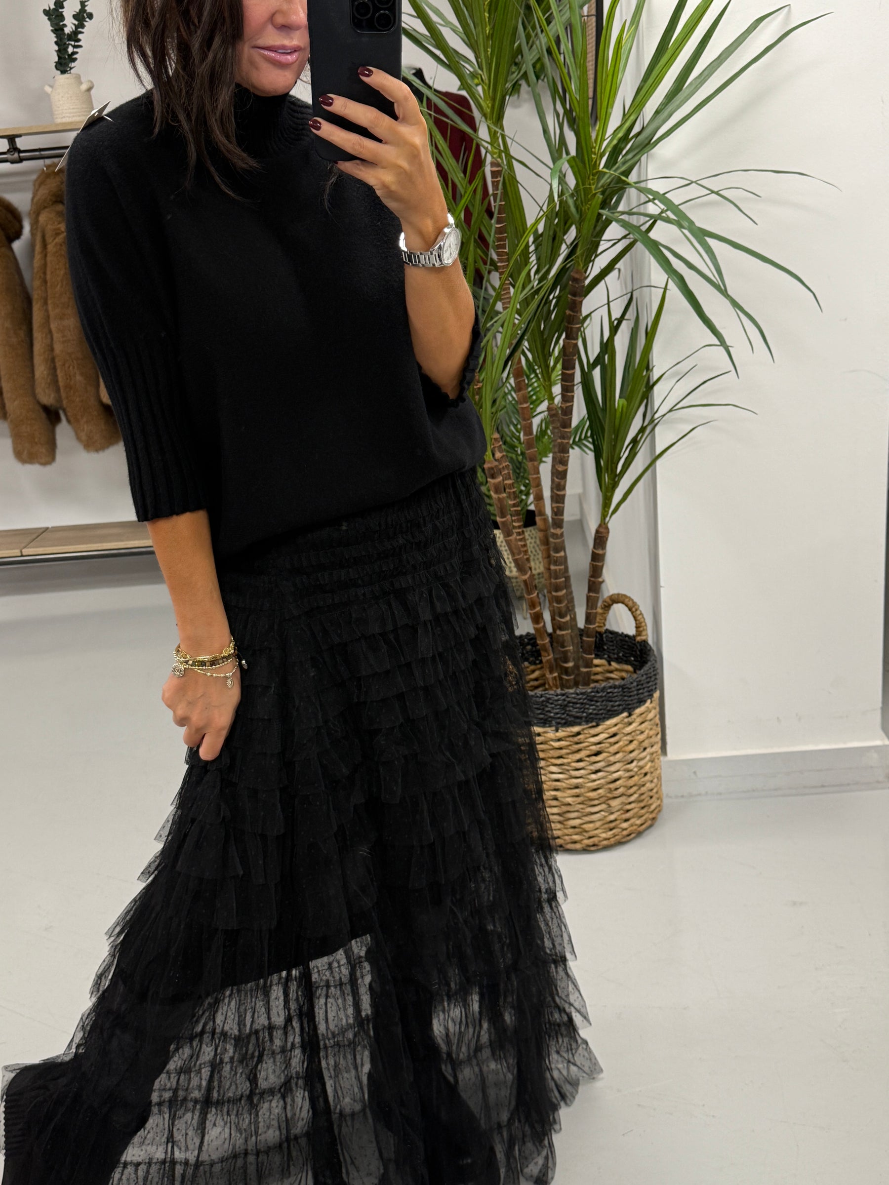 The Carrie Tulle Skirt - Black
