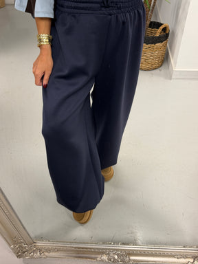 Toggle Cuff Scuba Joggers - Navy (Size 10-16)
