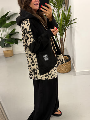 Animal Scuba Hoodie - Black
