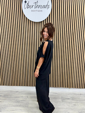 The Calle Cold Shoulder - Black