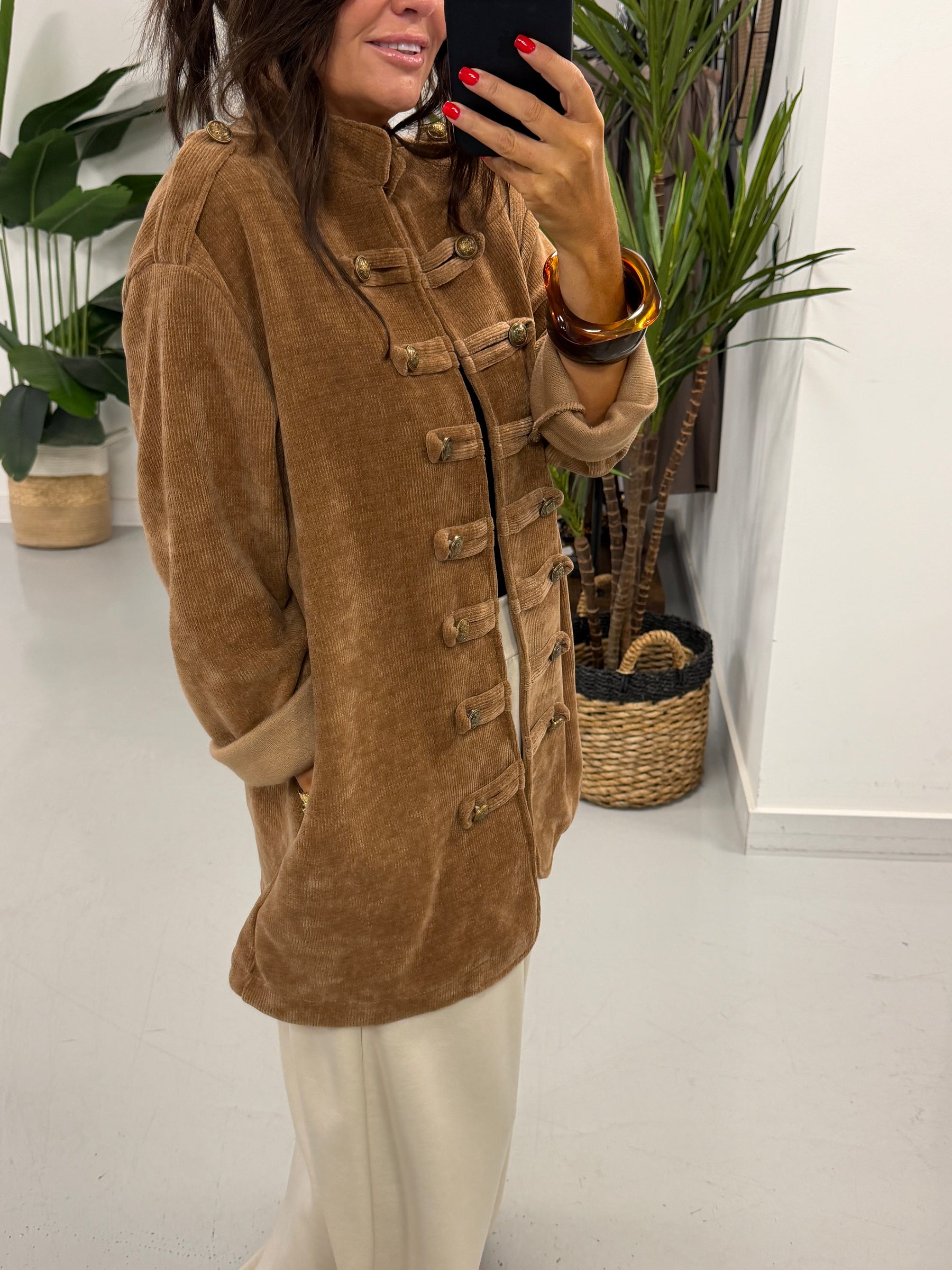 The Big Softie Military Jacket - Camel