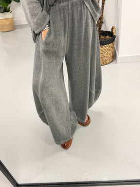 Sahara Barrel Trousers - Charcoal