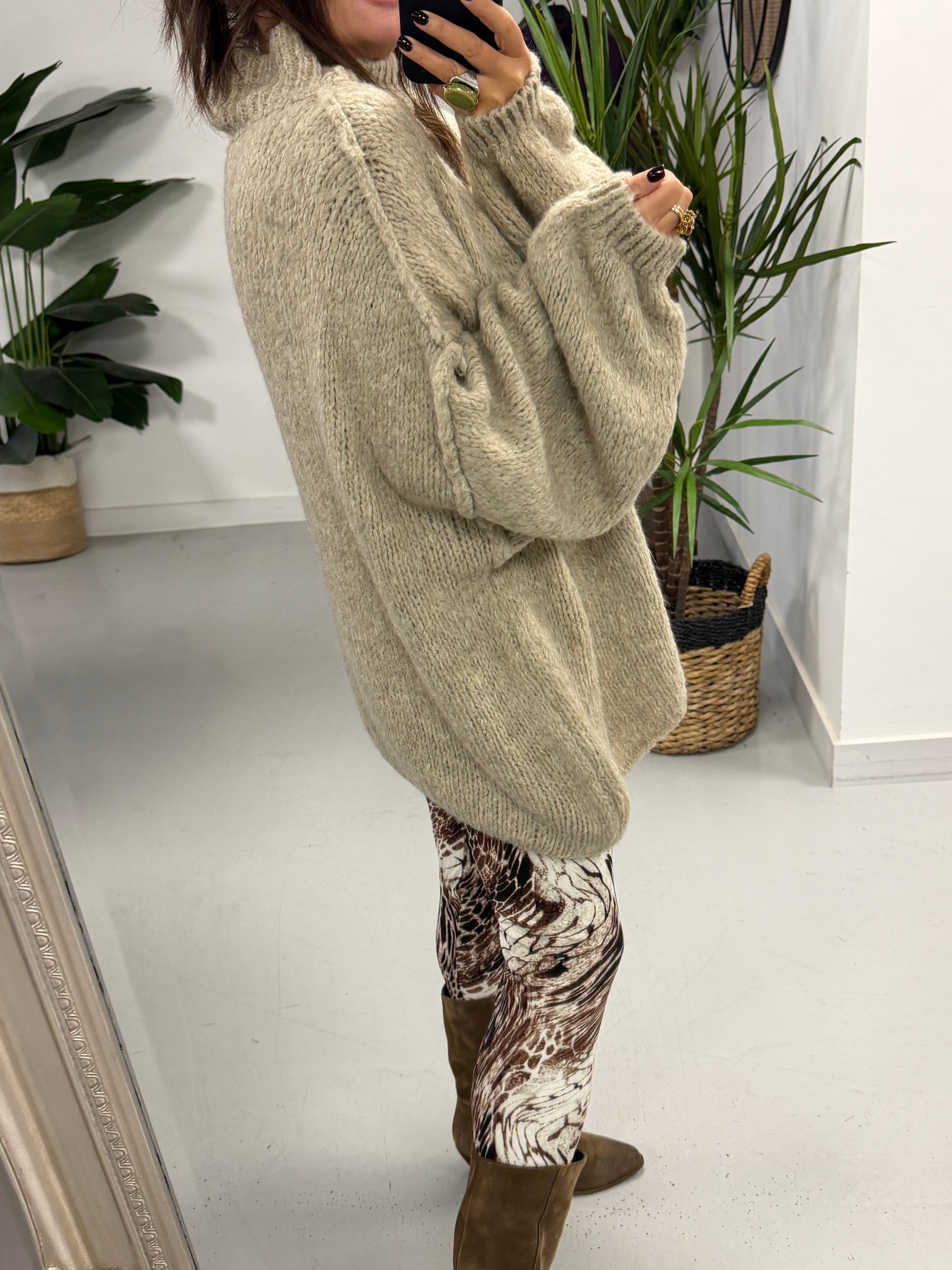 The Rustic Soft Knit - Oatmeal