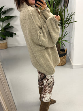The Rustic Soft Knit - Oatmeal