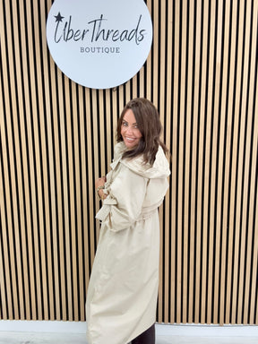 Fly Trench Jacket - Cream