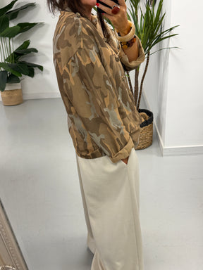 Camo Military Jacket - Sandstorm