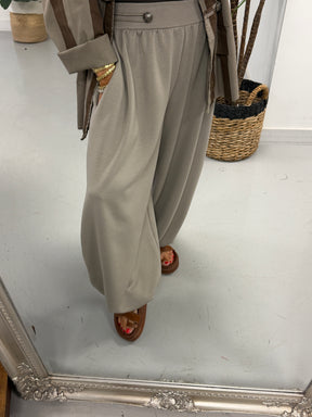 The Soft Touch Military Balloon Joggers - Taupe