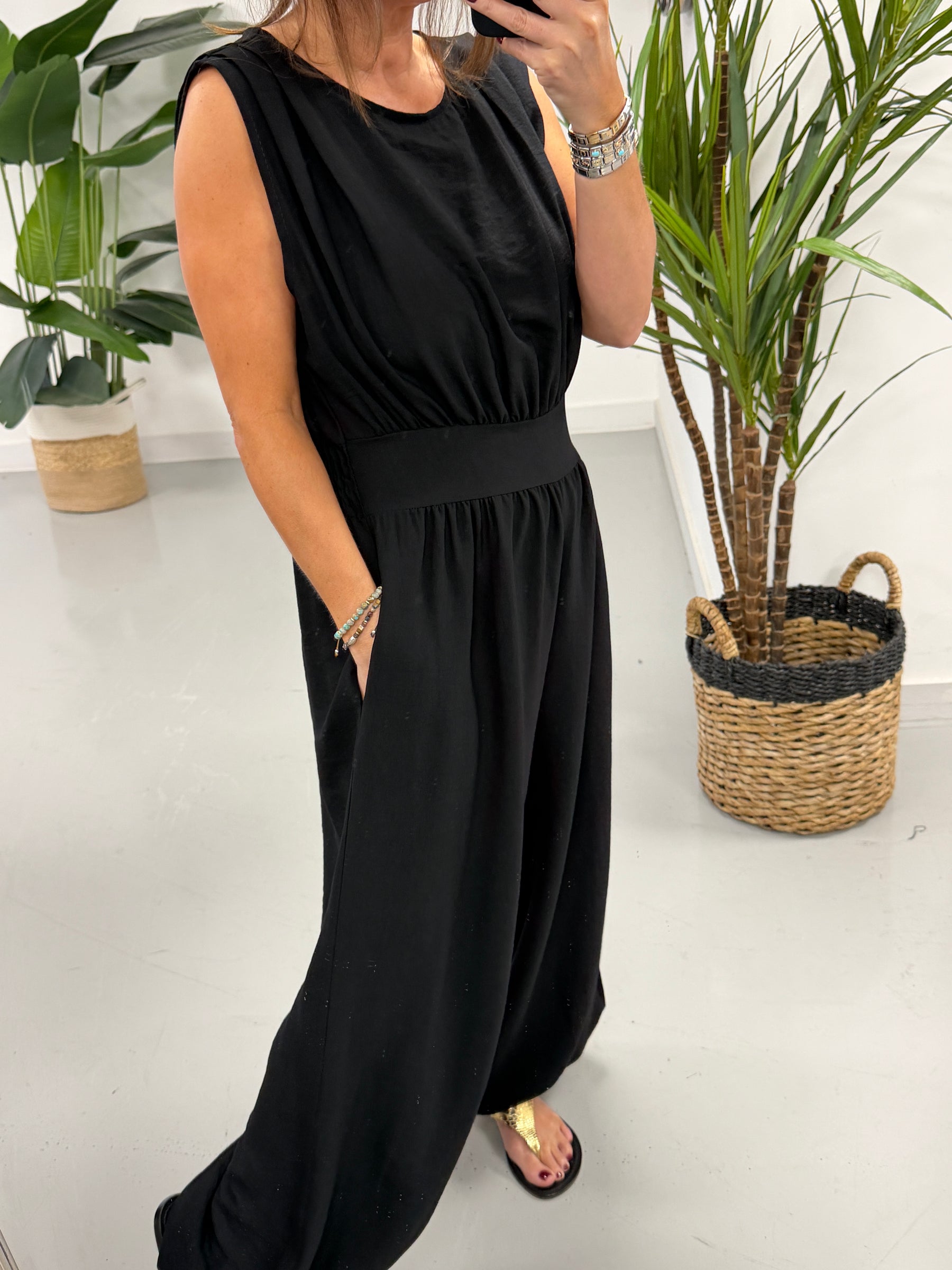 The Balloon Jumpsuit - Black
