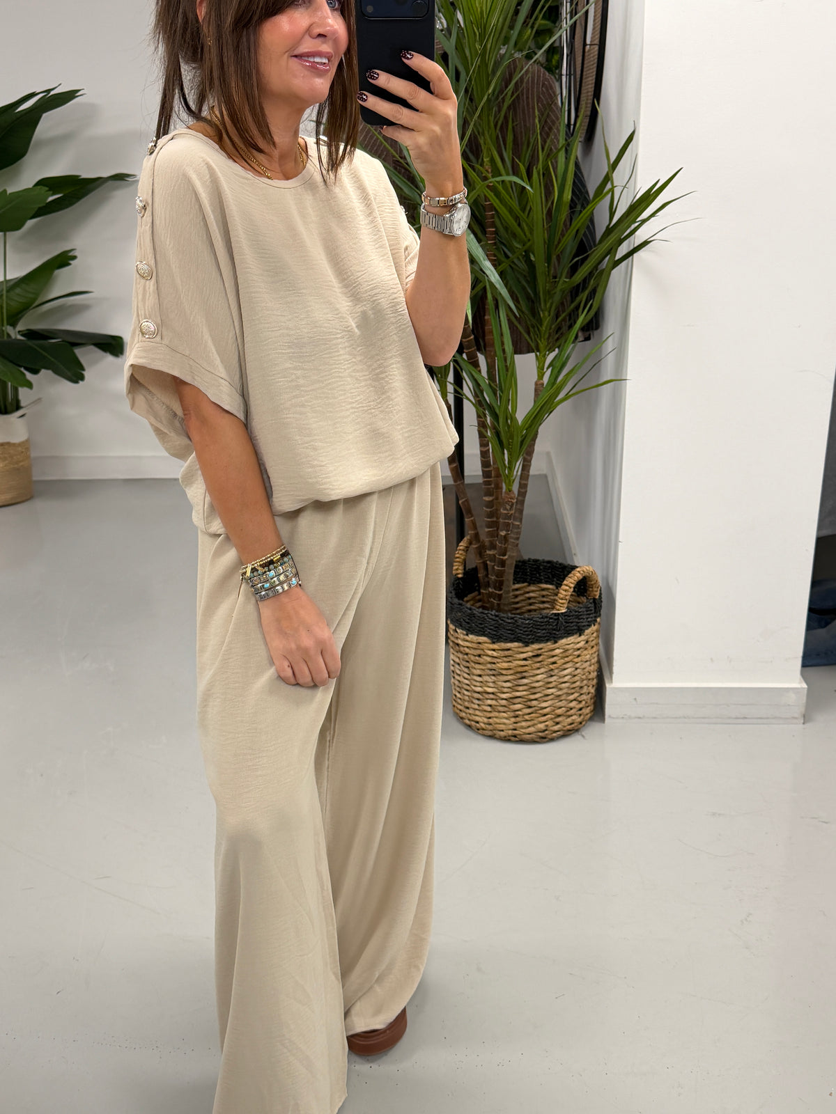 Military Two Piece - Stone