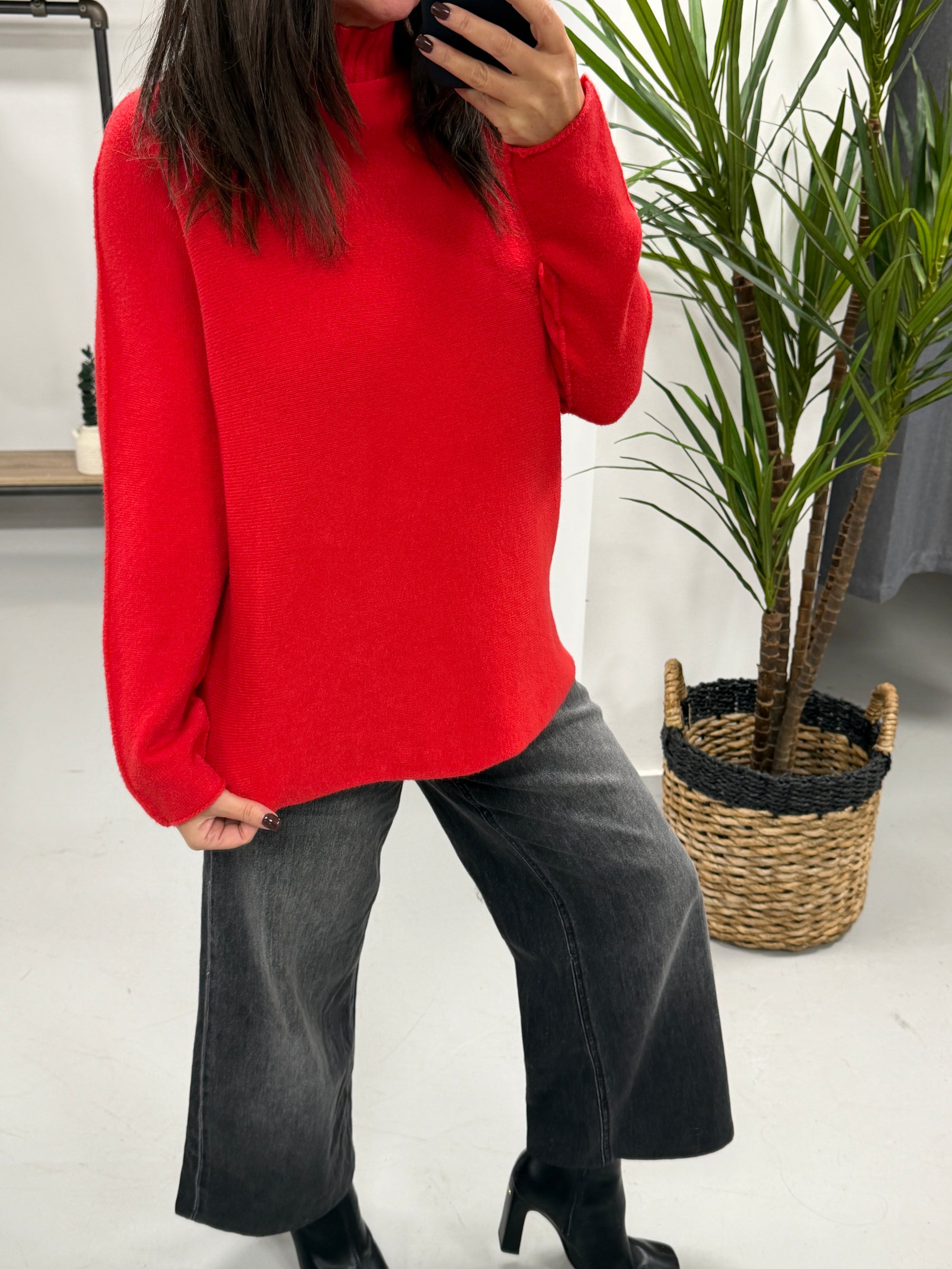 Asher Soft Knit - Red