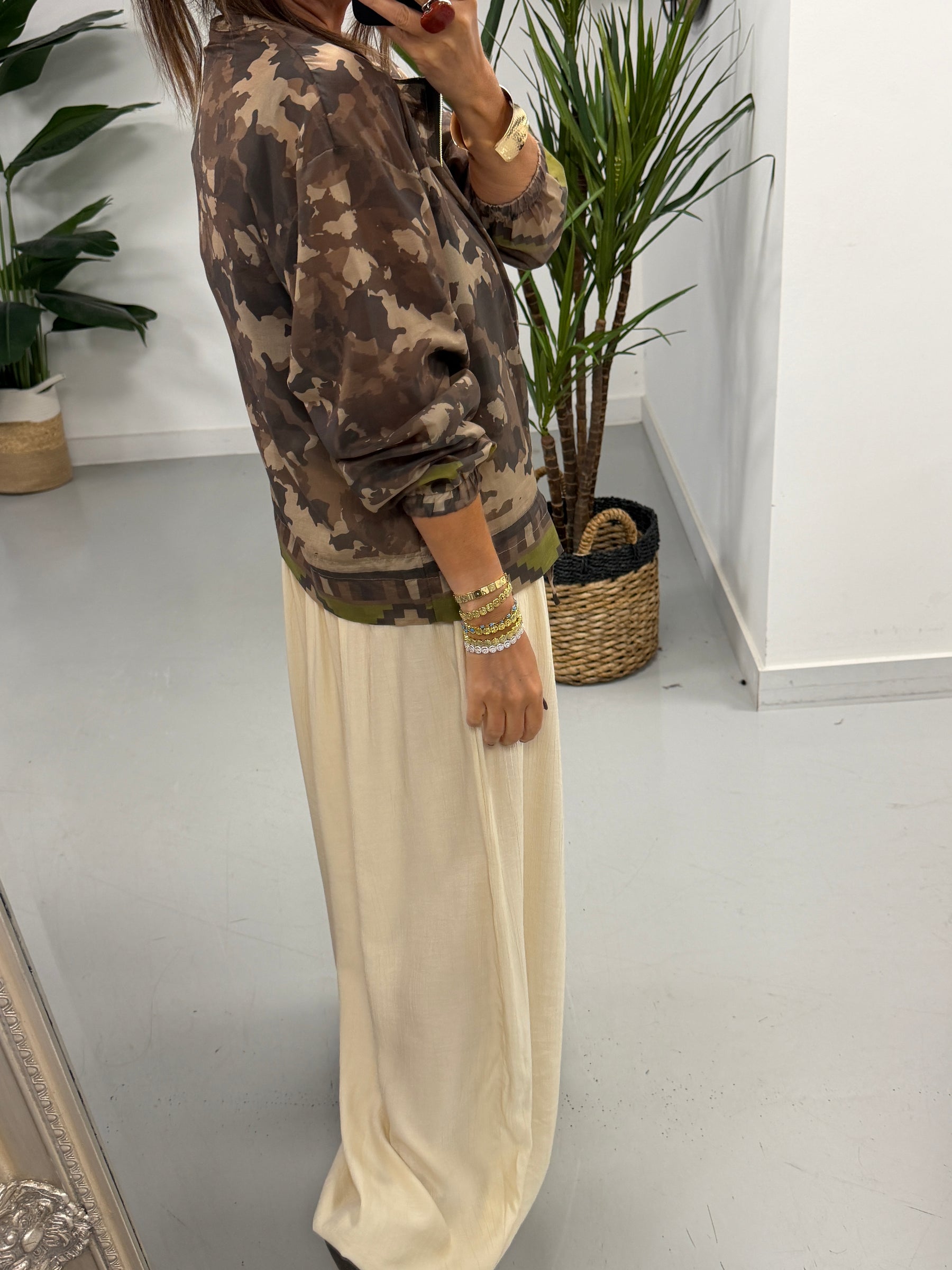 Lightweight Camo Jacket - Mocha
