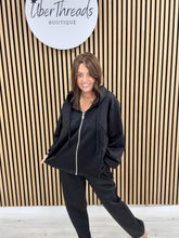 The Dalton Scuba Zip Hooded Tracksuit - Black
