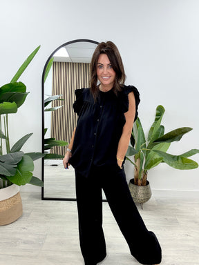 Bromley Button 2 Piece - Black