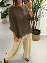 The Crinkle Boxy Tunic - Chocolate