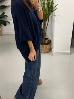 Zeta Otto Slouch Knit - Navy