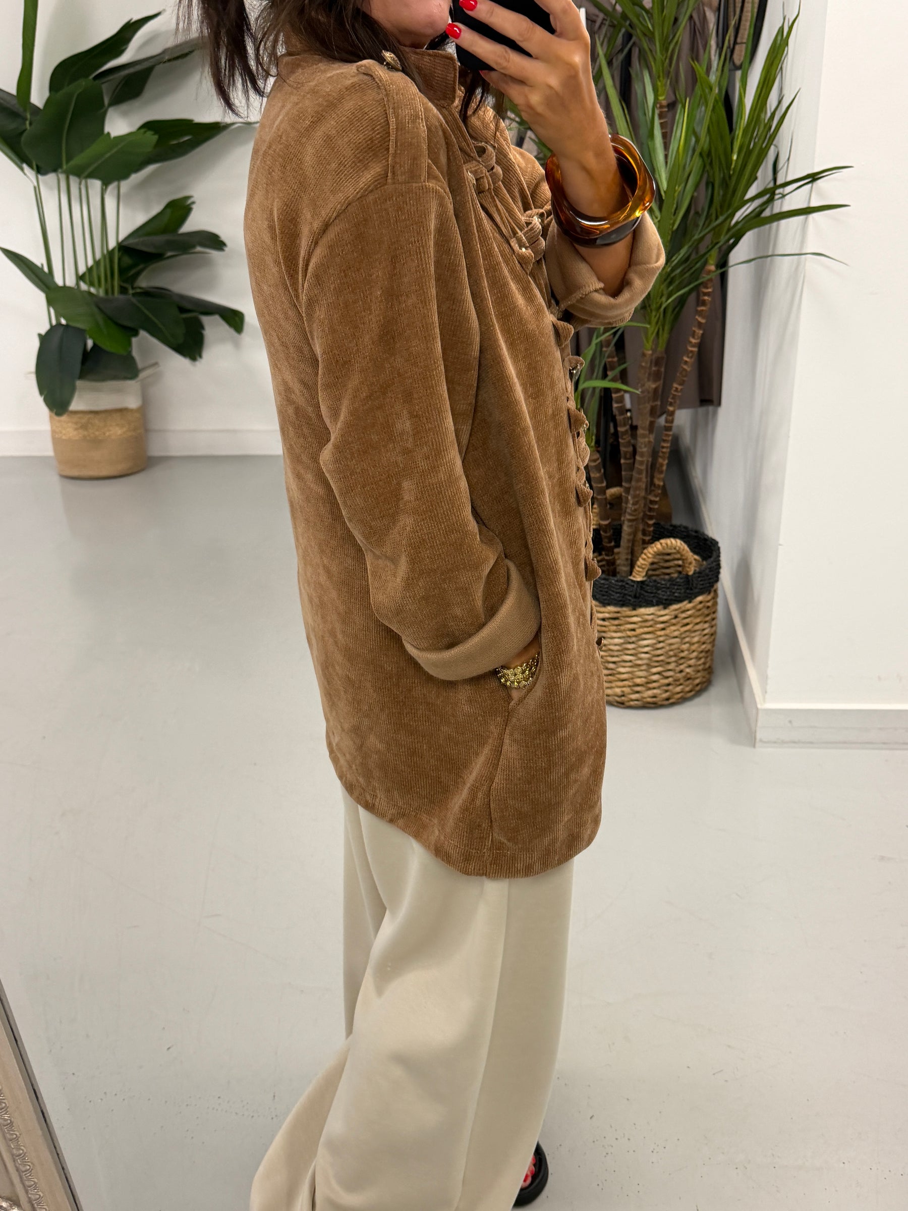The Big Softie Military Jacket - Camel