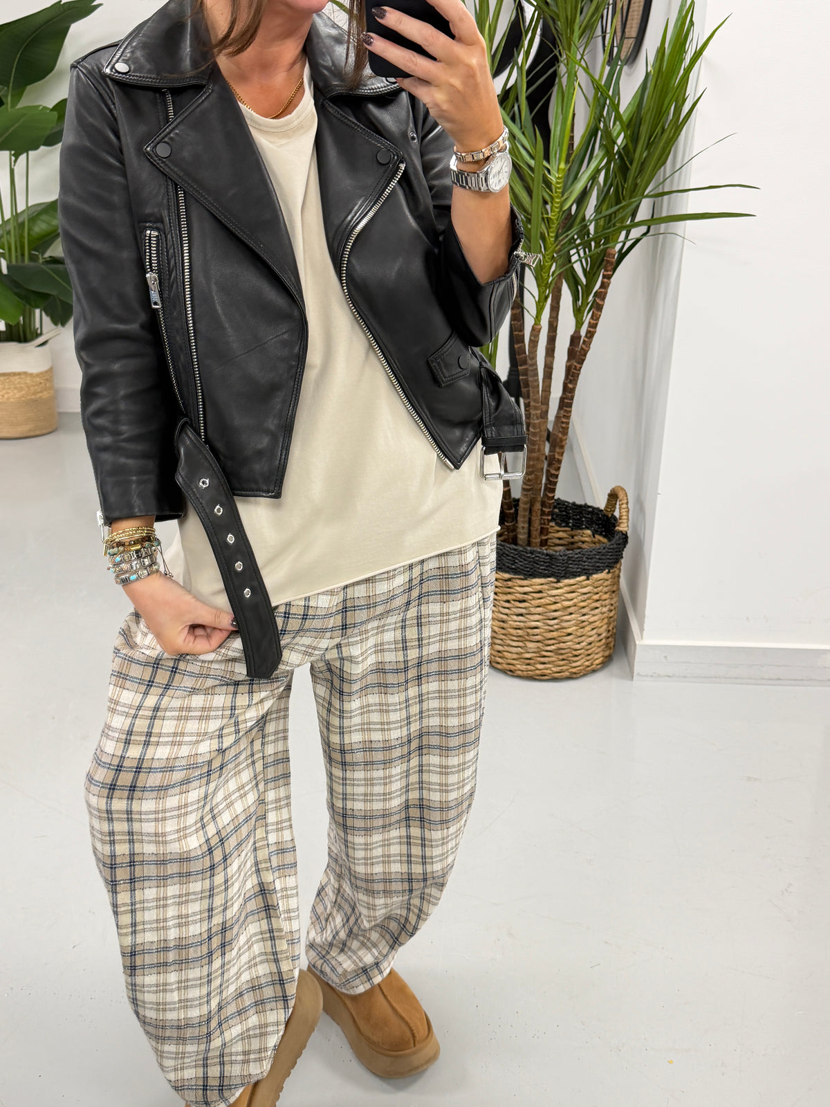 The Hamlet Cap Sleeve Tee - Stone