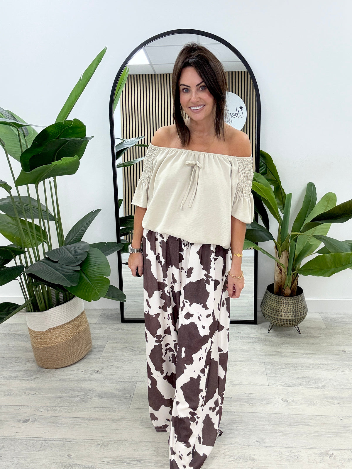 The Highland Wide Leg Palazzo - Chocolate
