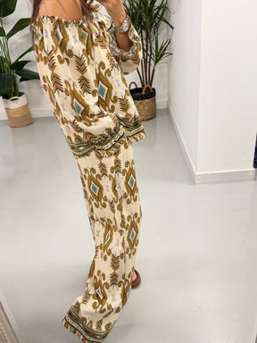 The Santorini Co Ord - Olive
