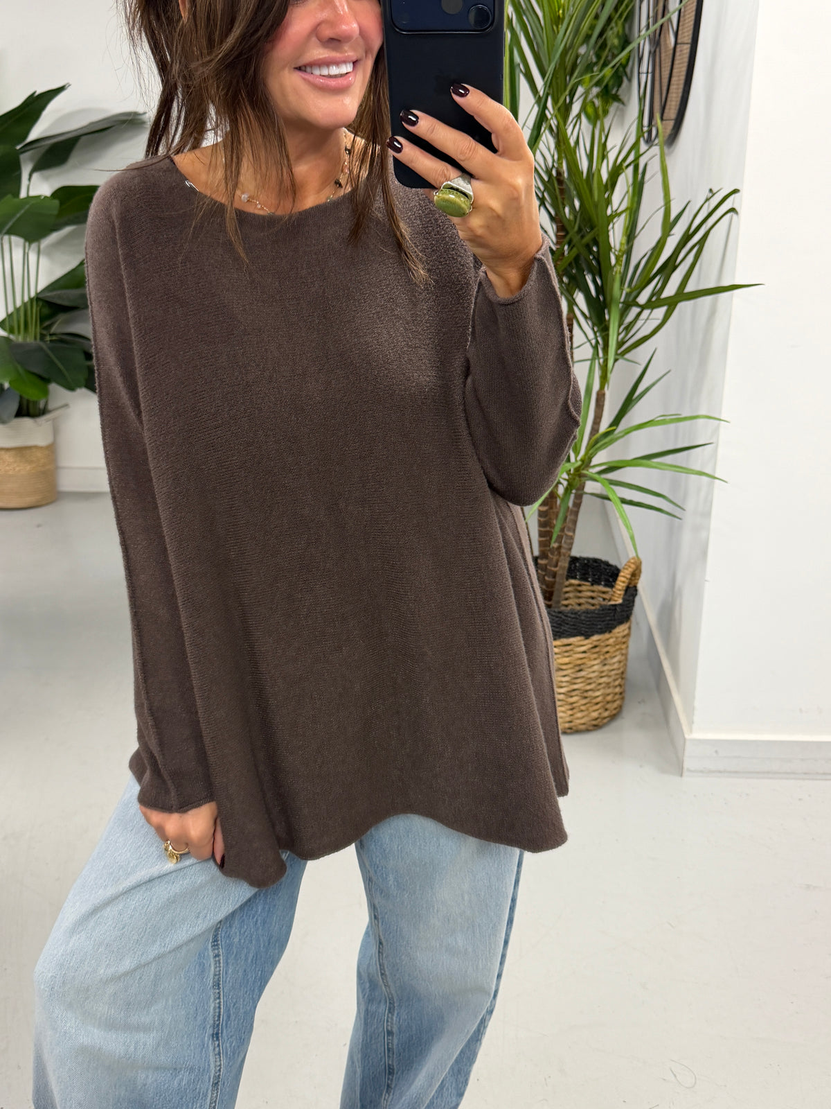 The Chelsea Soft Knit - Chocolate