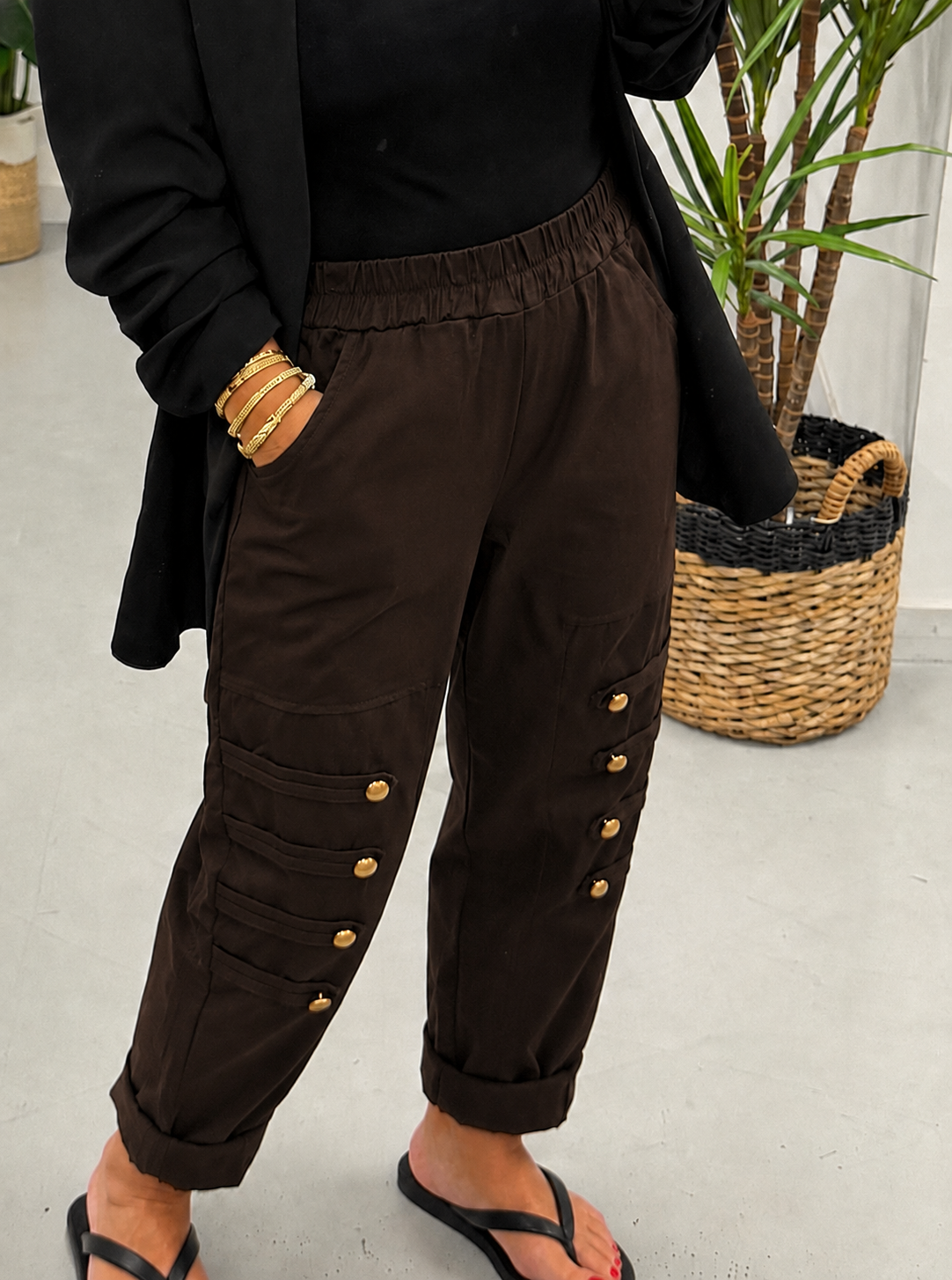The Military Magic Jogger - Chocolate