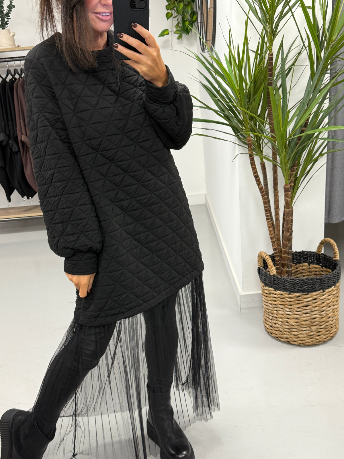 The Cosmo Pleated Tulle Dress