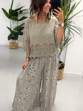 Seville Lace Top - Taupe
