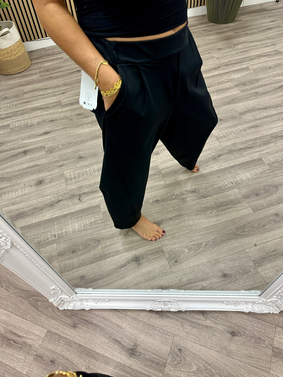 Hampton Scuba Seam Joggers - Black