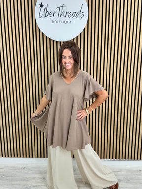 Heidi Swing Tunic - Taupe
