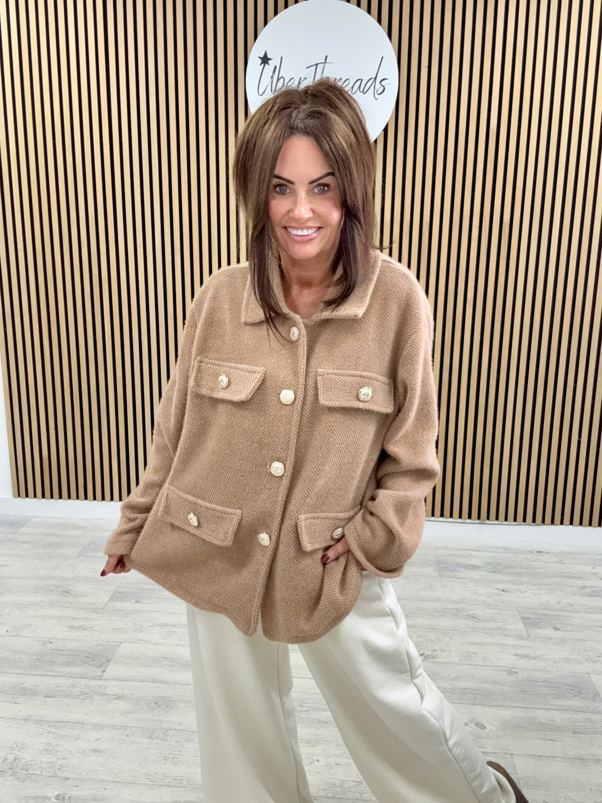The Big Softie Military Jacket - Camel
