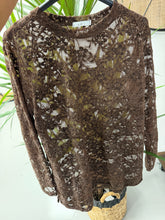 The Luna Lace Mesh - Chocolate (Size 10-16)