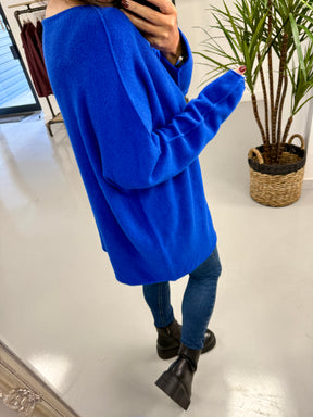 The Chelsea Round Neck Knit - Cobolt