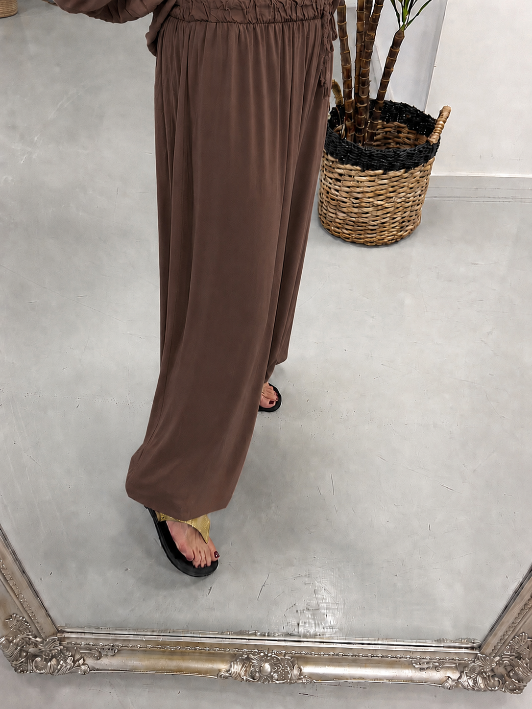 The LuLu Balloon Leg - Chocolate