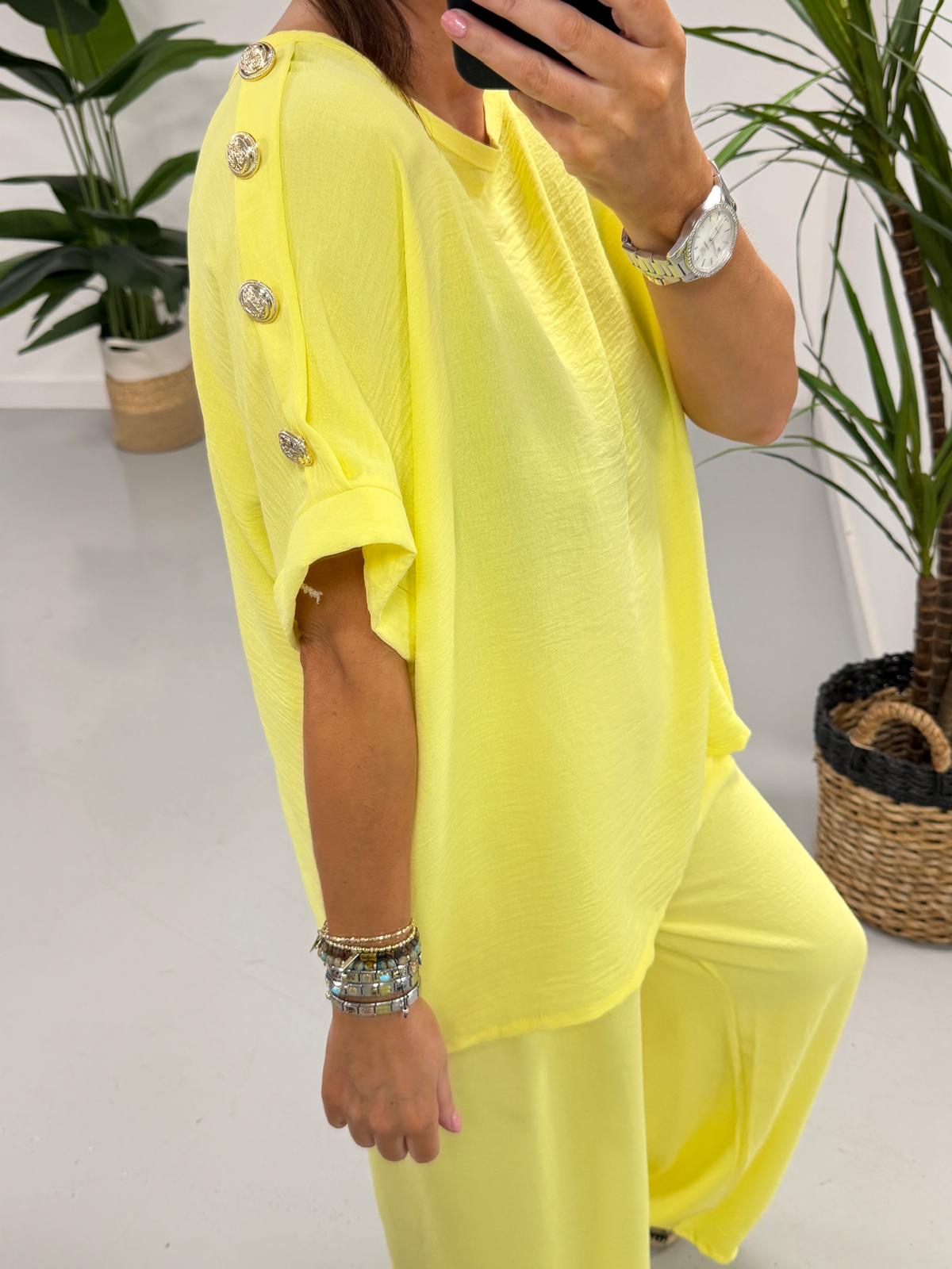 Military Two Piece - Yellow