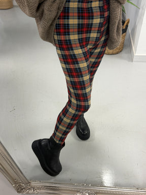 Soft Touch Leggings - Plaid/Tartan