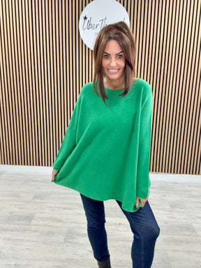 The Chelsea Round Neck Knit - Emerald