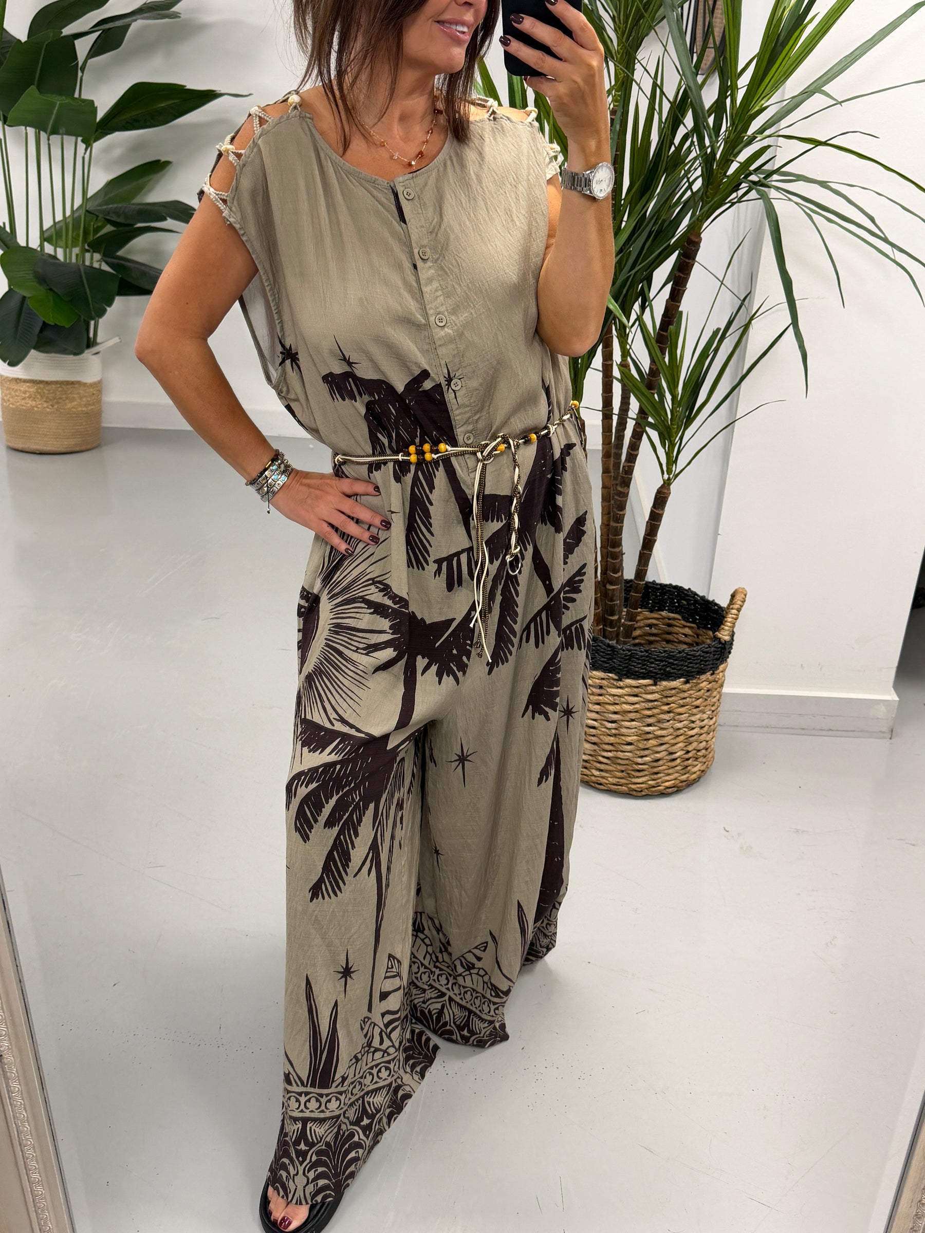PRE ORDER The Arizona Jumpsuit-Pebble