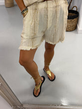 Golden Sands Frayed Shorts - Stone